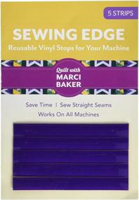 img 2 attached to Обрез для шитья C&amp;T PUBLISHING Sewing Edge Vinyl Stops Purple 5pc