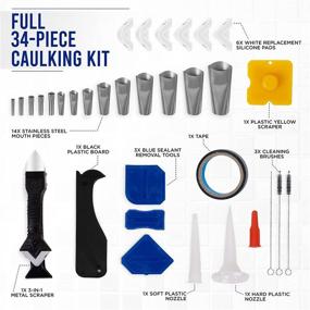 img 2 attached to 🔧 Ultimate Caulking Tool Kit: MIH TOOLS for Perfect Sealing