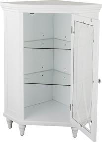 img 2 attached to 🏠 Enhance Your Home Organization with Teamson Home TYG-62392 Lombard Corner Floor Cabinet