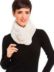 img 3 attached to Collar Scarf Women Scarves Winter Women's Accessories for Scarves & Wraps