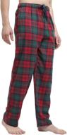 🌙 relaxing and cozy multicolored men's sleep & lounge clothing in chillin comfy cotton flannel logo