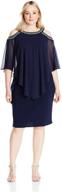 👗 alex evenings plus size cocktail dress: popover overlay for women logo