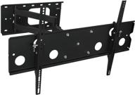 mount-it! extended articulating tv wall mount: low-profile full motion tilting corner bracket | 32-60 inch flat screen | vesa 750x450 | 175 lb capacity (mi-326b) logo