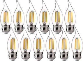 img 4 attached to 💡 FLSNT Dimmable Filament Chandelier: A Perfect Equivalent Replacement!