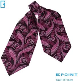 img 3 attached to 👔 Elegant Microfiber Thanksgiving Epoint Men's Tie, Cummerbund & Pocket Square Set - ERA1B02C