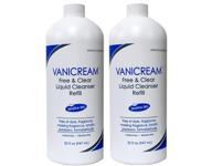 vanicream free & clear liquid cleanser refill 32 oz (pack of 2) - convenient bulk pack for long-lasting hygiene logo