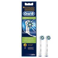 oral-b crossaction electric toothbrush replacement brush heads refill, 2ct – enhance your oral care routine logo