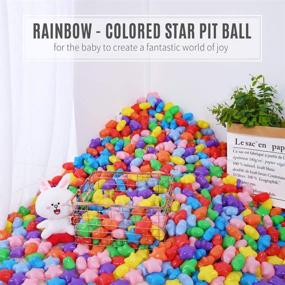 img 3 attached to Unleash Fun-Filled Adventure with PlayMaty Star Ball Pit Balls