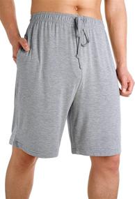 img 3 attached to WiWi Essentials Loungewear Lightweight Bottoms Men's Clothing for Sleep & Lounge