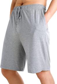 img 2 attached to WiWi Essentials Loungewear Lightweight Bottoms Men's Clothing for Sleep & Lounge