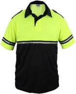 bike patrol shirt - reflective stripes, zipper pocket, and two-tone design логотип