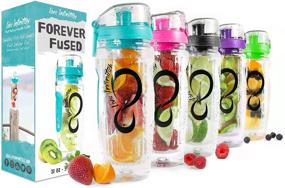 img 4 attached to 🍓 Revitalize your Hydration with the Live Infinitely 32 oz Fruit Infuser Water Bottle - Discover the Perfect Fusion of Flavor, Convenience, and Health Benefits!