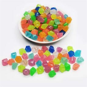 img 1 attached to 🐠 DishyKooker 600PCS Aquarium Glowing Stones: Enhance Your Fish Tank with Luminous Pebbles and Rock Decorations