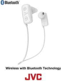 img 3 attached to 🎧 JVC Gumy Bluetooth In-Ear Earphones - Silver & White