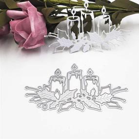 img 3 attached to 🕯️ Metal Christmas Candle Cutting Die Stencil Template - DIY Crafts for Christmas, Birthday, Wedding, Scrapbook Album, Card Making, and Embossing