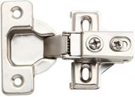 🚪 silverline 2 pack - soft close face frame cabinet door hinges with dampers - heavy duty steel for kitchen bathroom - 1/2 inch overlay logo