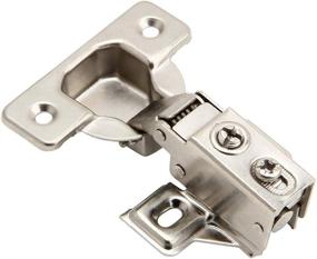 img 2 attached to 🚪 Silverline 2 Pack - Soft Close Face Frame Cabinet Door Hinges with Dampers - Heavy Duty Steel for Kitchen Bathroom - 1/2 Inch Overlay