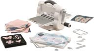 sizzix die-cut machine, big 🔳 shot foldaway: a convenient white/gray crafting device! logo