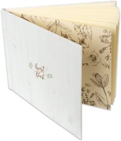 img 4 attached to 📔 Customoffi Guest Book - Versatile and Stylish for Weddings, Graduations, Birthdays, Baby Showers, and Engagements - 15 Blank Sheets Offer Endless Creativity