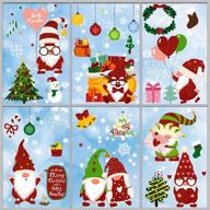 christmas stickers decorations waterproof snowflake logo