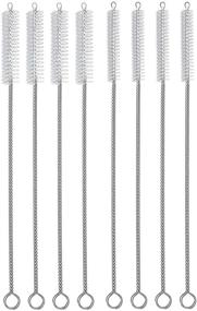 img 4 attached to 🧹 HIGHWARE Straw Cleaner Brush Set – 8-Piece Long Cleaning Brush for Straws on Tumblers, Water Bottles, Sippy Cups, Pipes, Tubes, or Hummingbird Feeders