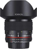 📷 black rokinon fe14m-c 14mm f2.8 ultra wide lens for canon logo