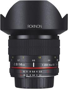img 4 attached to 📷 Black Rokinon FE14M-C 14mm F2.8 Ultra Wide Lens for Canon