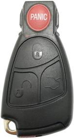 img 4 attached to 🔑 Horande Mercedes Benz Key Fob Case: Replacement Cover for E C R CL GL SL CLK SLK Smart Remote Control - 3+1 Buttons, No Chip