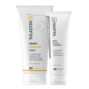 img 4 attached to 🚀 TriLASTIN-SR Intensive Stretch Mark Cream Bundle: Fast-Acting Remover, Hypoallergenic & Paraben-Free with Hydro-Thermal Accelerator (5.5 & 3 oz)
