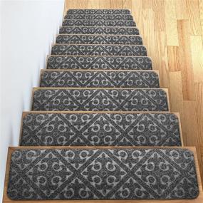 img 3 attached to Elogio Carpet Treads Rubber Runner