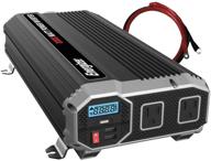 energizer 2000w power inverter - modified sine wave car inverter, 12v to 110v converter with dual ac outlets, dual 2.4a usb ports, battery cables included - ul certified (458 metlab) logo