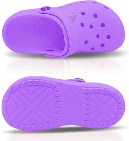 img 1 attached to 🔮 Boys' Purple200 Weardi Garden Sandals Slipper - Shoes, Clogs & Mules