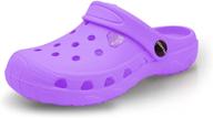 🔮 boys' purple200 weardi garden sandals slipper - shoes, clogs & mules logo