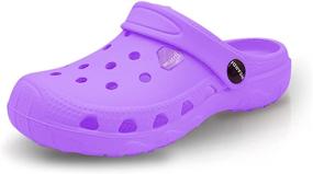 img 4 attached to 🔮 Boys' Purple200 Weardi Garden Sandals Slipper - Shoes, Clogs & Mules