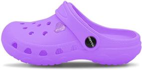 img 2 attached to 🔮 Boys' Purple200 Weardi Garden Sandals Slipper - Shoes, Clogs & Mules