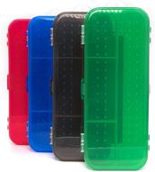 📦 emraw double deck organizer box - small items storage solution with 5 compartments | durable plastic pencil box and pencil case combo | mini organizer box | random 4-pack logo