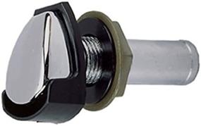 img 4 attached to Перевод на русский язык заголовка продукта: "Perko 0506DP4CHR: Хромированный воздуховод для топливного бака с защитным элементом из черного полимера для шланга диаметром 5/8 дюйма - эффективное решение для вентиляции топливного бака".