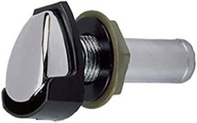 img 1 attached to Перевод на русский язык заголовка продукта: "Perko 0506DP4CHR: Хромированный воздуховод для топливного бака с защитным элементом из черного полимера для шланга диаметром 5/8 дюйма - эффективное решение для вентиляции топливного бака".