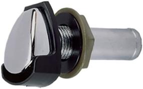 img 3 attached to Перевод на русский язык заголовка продукта: "Perko 0506DP4CHR: Хромированный воздуховод для топливного бака с защитным элементом из черного полимера для шланга диаметром 5/8 дюйма - эффективное решение для вентиляции топливного бака".