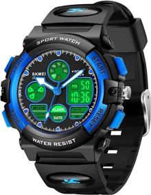img 4 attached to Multi-Function Waterproof Sports Kids Watches: Perfect Birthday Gifts for Boys and Girls Ages 5-12
