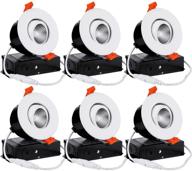 💡 torchstar e-star series 3-inch gimbal led recessed lights including junction box logo