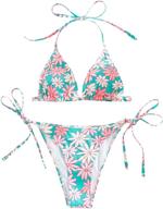 👙 stylish romwe triangle swimsuit for women - beachwear fashion! logo