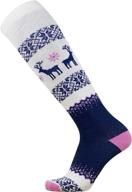 pure athlete warm ski socks logo