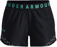 🩳 under armour women's play up trico shorts 3.0: comfortable and stylish athletic shorts for women логотип