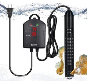 img 4 attached to 🔥 Woliver Submersible Aquarium Heater with Dual LED External Temperature Display Controller - 100W 300W 500W Fish Tank Heater for Saltwater and Freshwater