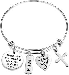 img 4 attached to 🙏 MAOFAED Teacher Appreciation Gift for Godparent - Religious Thank You Gift for Nurturing My Spiritual Growth