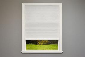 img 4 attached to 🪟 Effortless Lift Select Trim-at-Home Cellular Shade 36"x64" - Light Filtering, Cordless, White (Fits 19"-36" Windows)