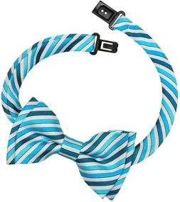 img 1 attached to 👔 Stylish Retro Stripe Pre Tied Boys' Accessories and Bow Ties by Retreez: Ideal for a Classic Look!