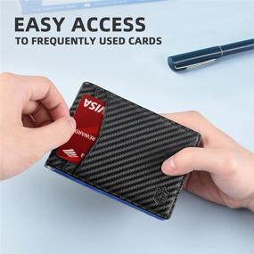 img 2 attached to Advanced Minimalist Wallets, Card Cases & Money Organizers: Durable and Effective Blocking Men's Accessories