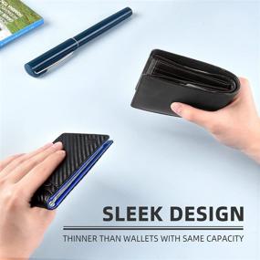 img 1 attached to Advanced Minimalist Wallets, Card Cases & Money Organizers: Durable and Effective Blocking Men's Accessories